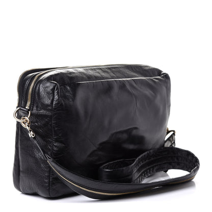 Chanel Lambskin Jersey Scales Camera Case Black 2 of 5