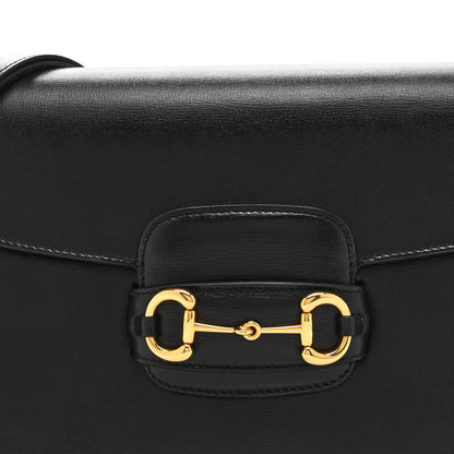 Gucci Azalea Calfskin Horsebit 1955 Shoulder Bag Black 9 of 11
