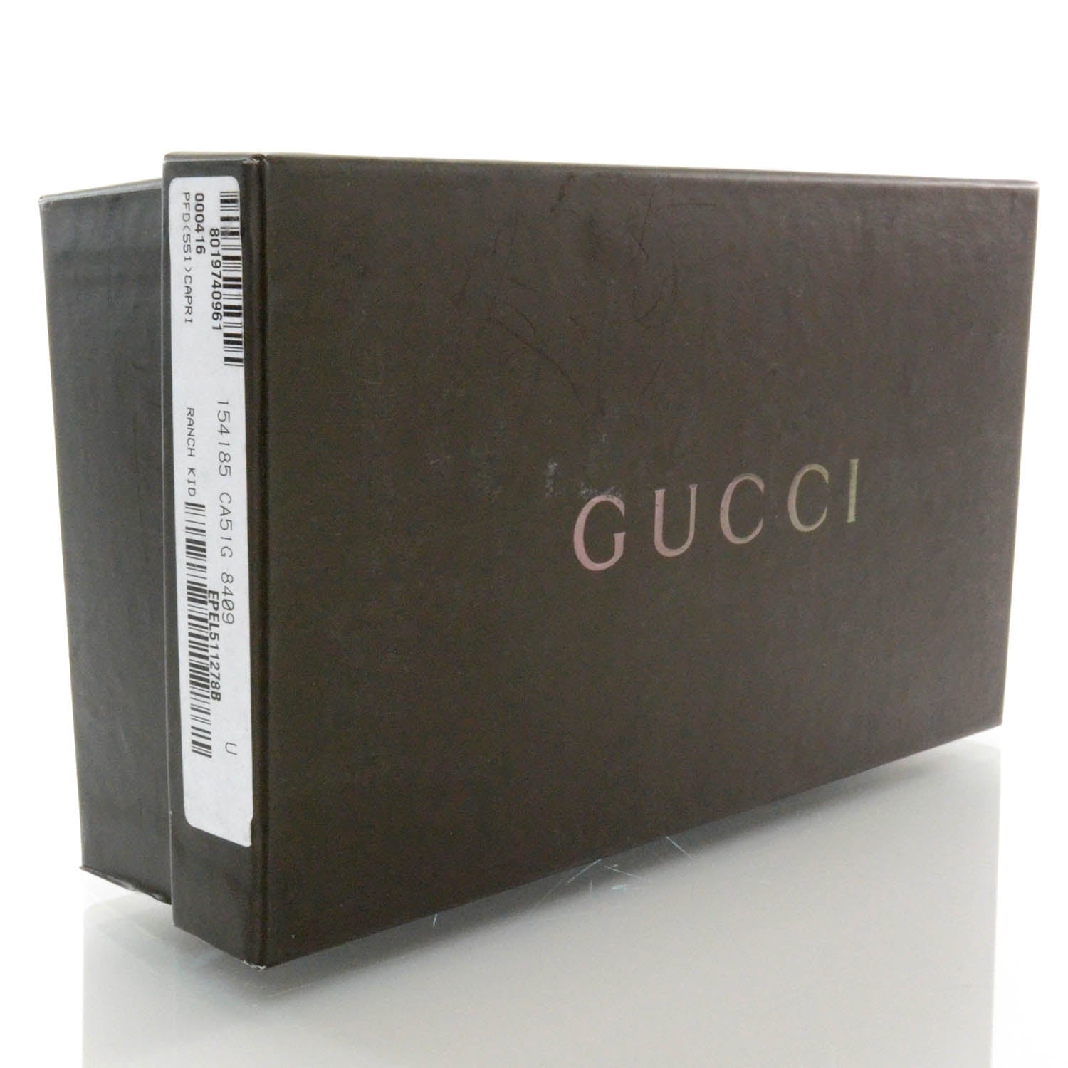 Gucci Leather Capri Continental Wallet White 9 of 9