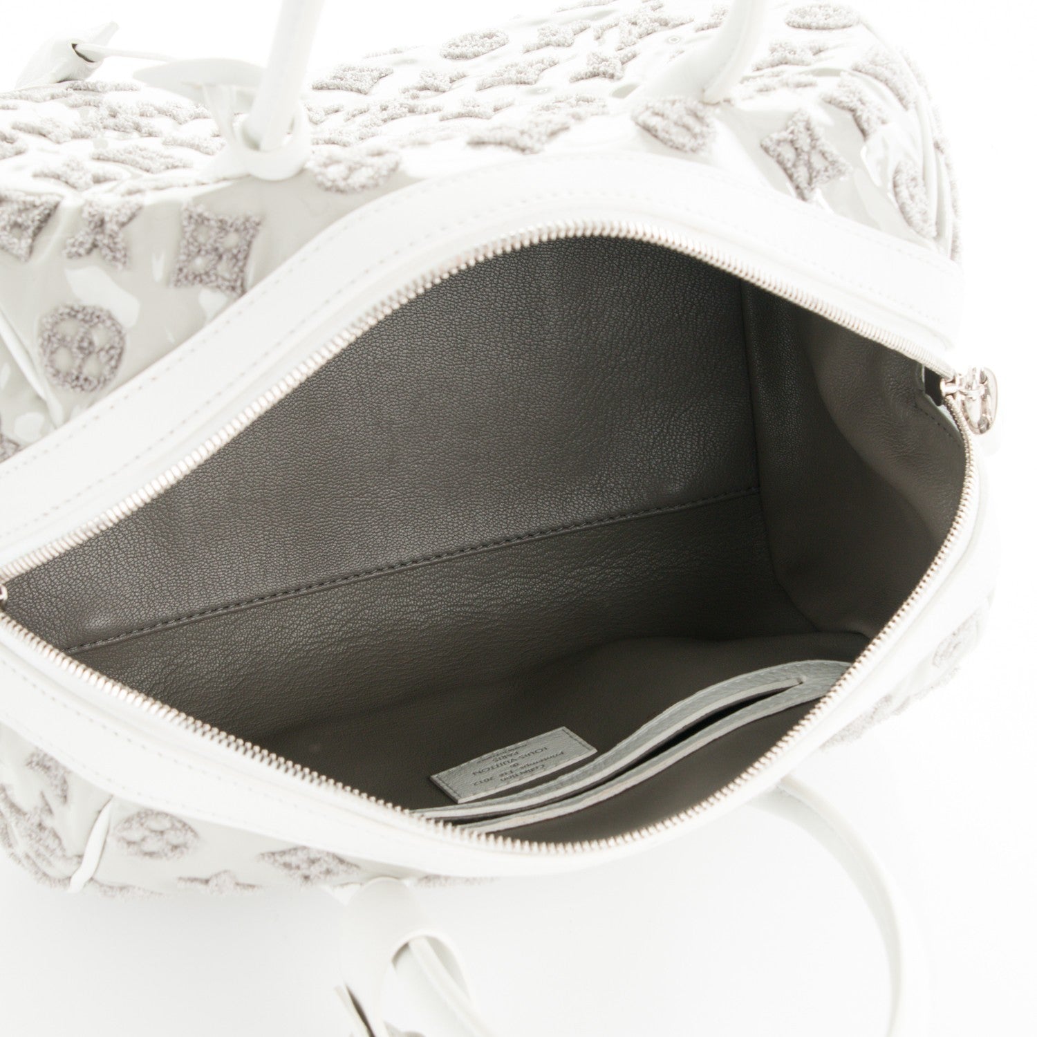 Louis Vuitton Monogram Bouclettes Speedy Round Perle 5 of 6