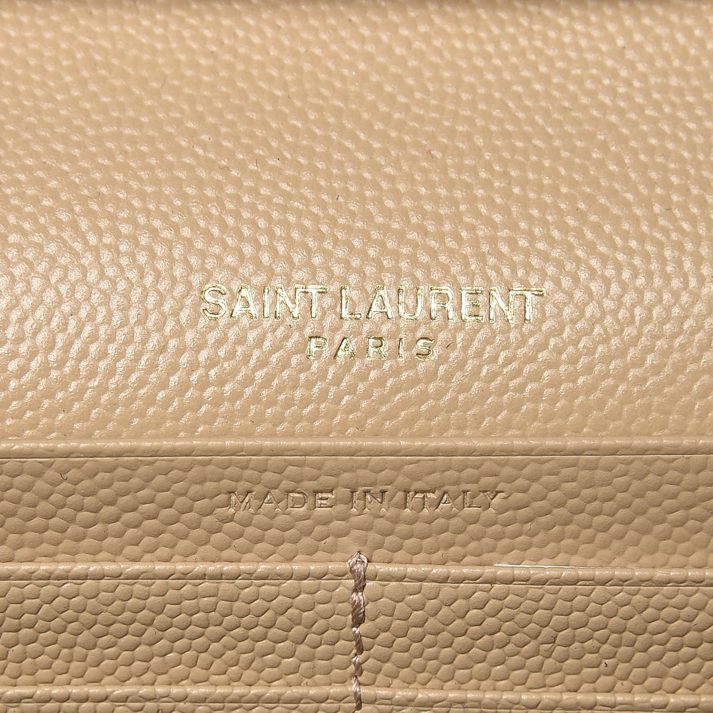 Grain De Poudre Matelasse Chevron Monogram Chain Wallet Nude Powder