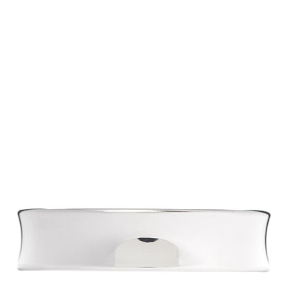 Tiffany Sterling Silver 1837 Cushion Bangle Bracelet 3 of 5