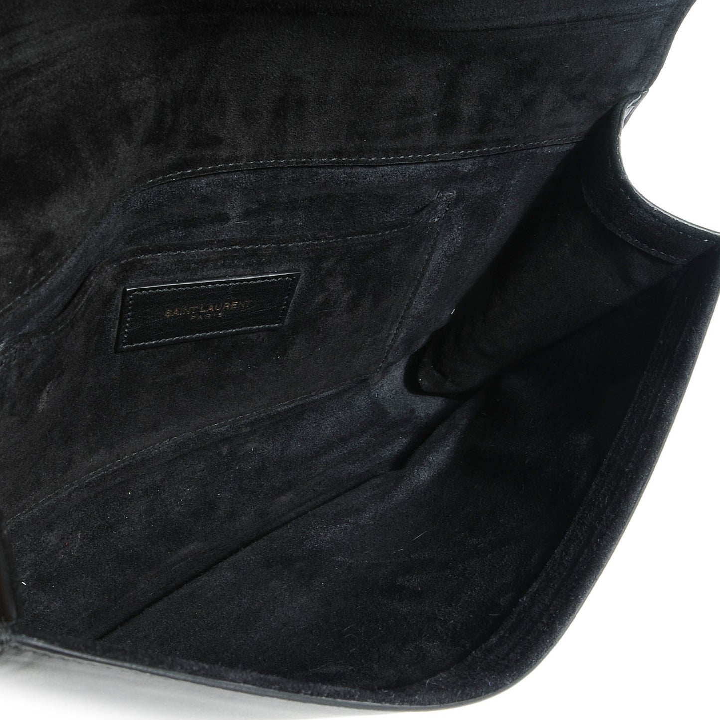 Calfskin Classic Y Clutch Black