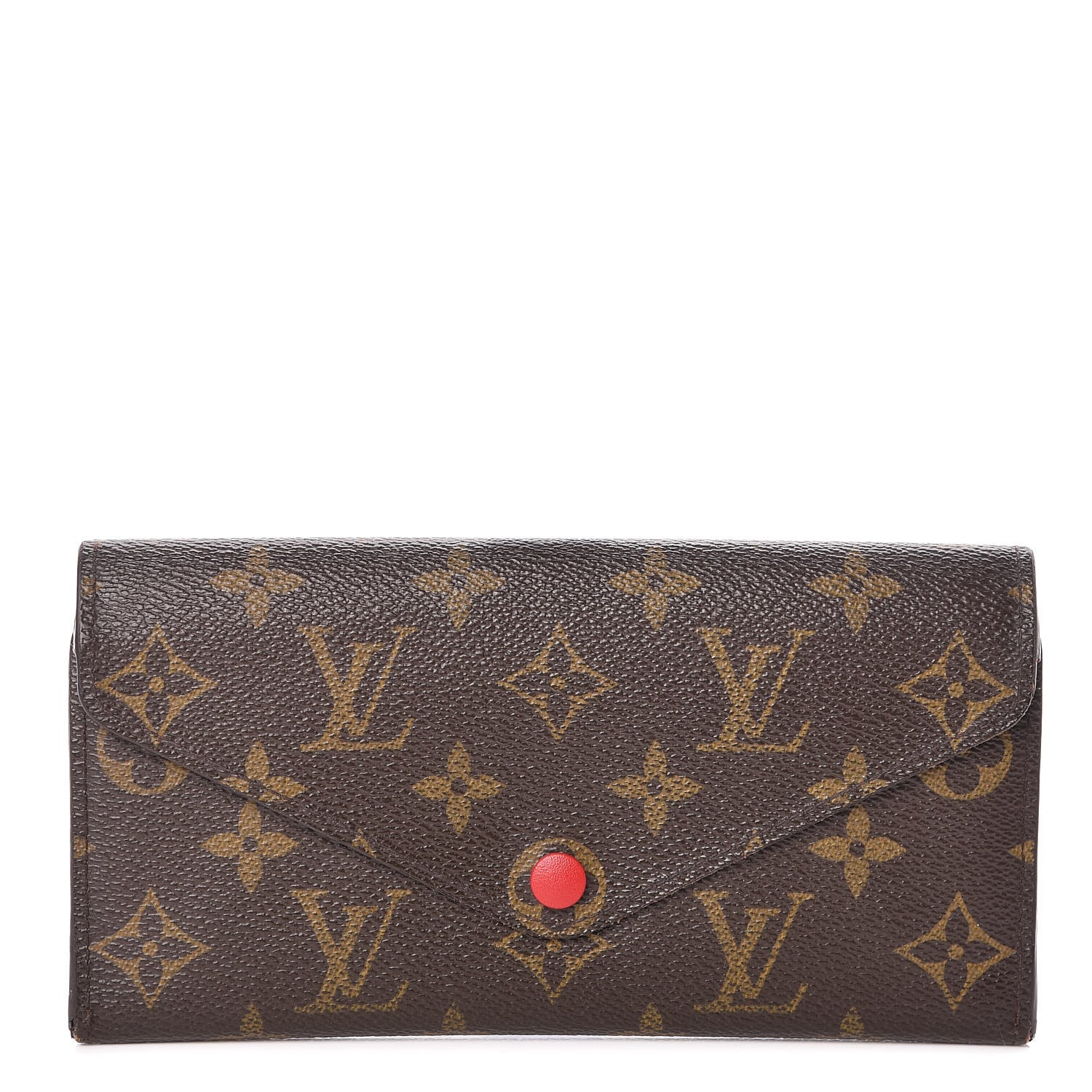 Louis Vuitton Monogram Josephine Wallet Red 1 of 7