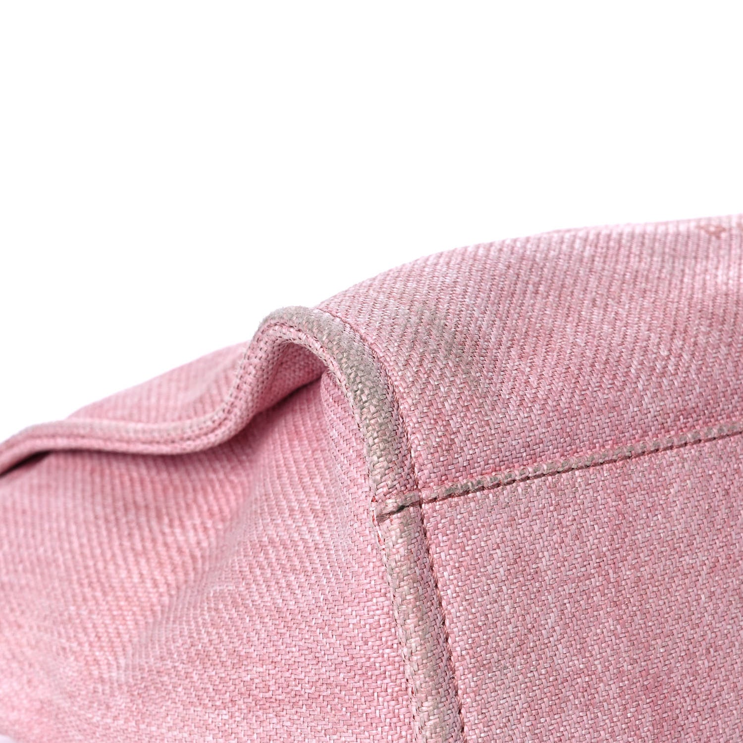 Chanel Canvas Medium Deauville Tote Pink 8 of 15