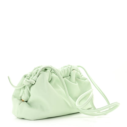 Mansur Gavriel Lambskin Mini Cloud Clutch Sage 3 of 11