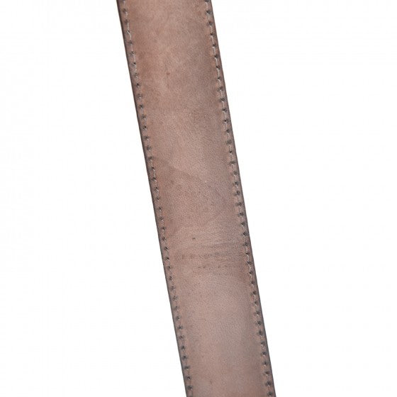 Guccissima Interlocking G Belt 80 32 Chocolate