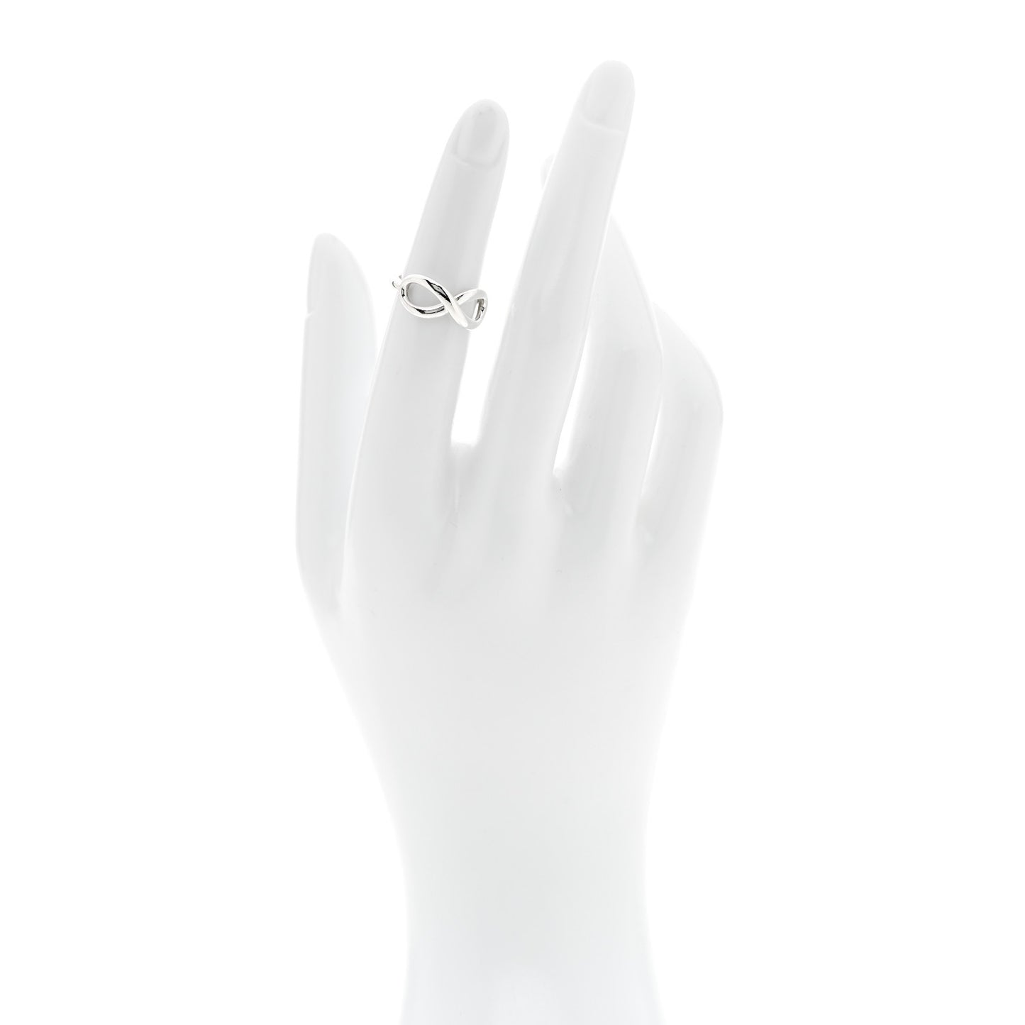 Sterling Silver Infinity Ring 46 3.75