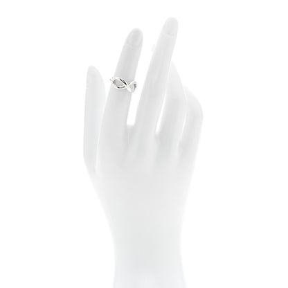 Tiffany Sterling Silver Infinity Ring 46 3.75 2 of 4