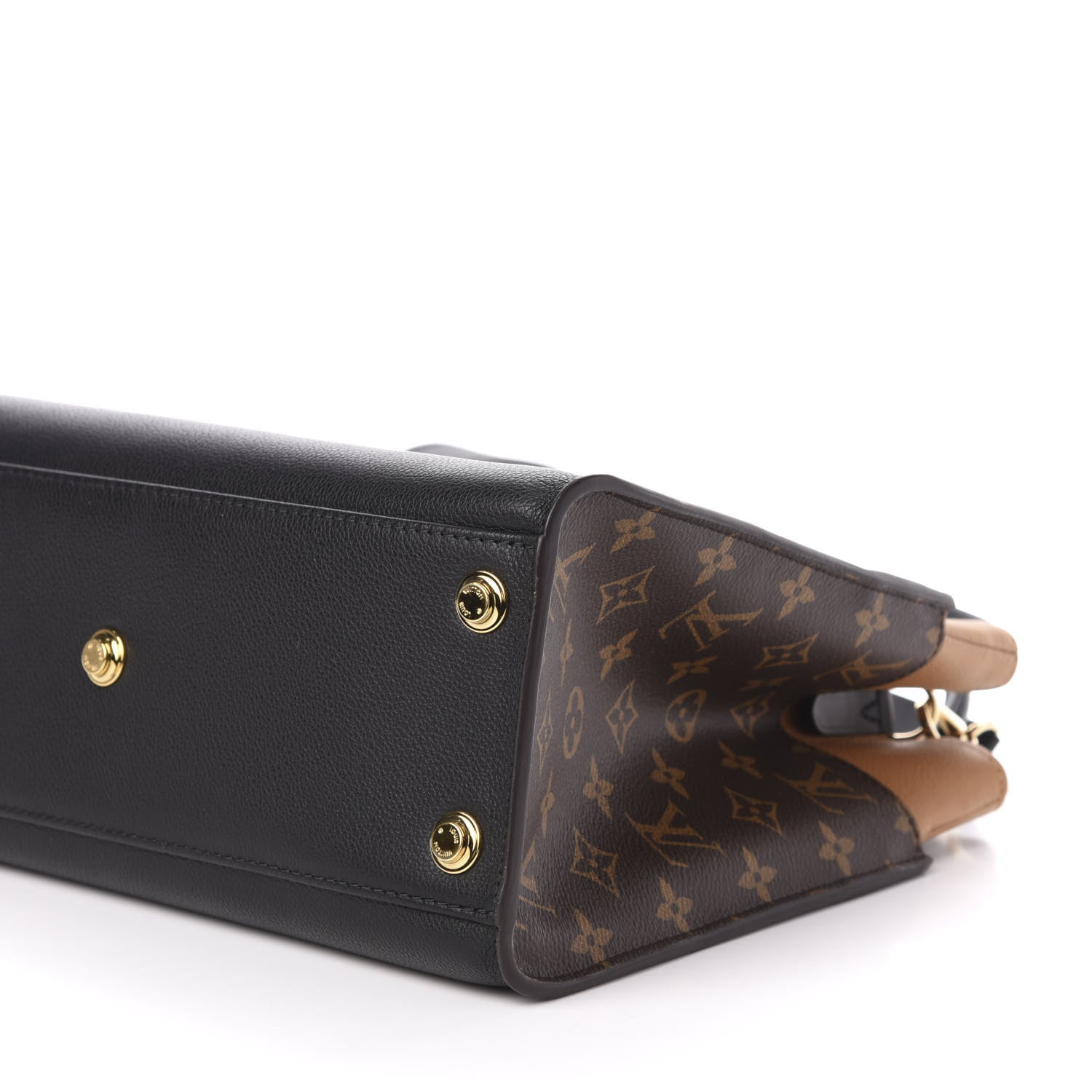 Louis Vuitton Calfskin Monogram On My Side Black 9 of 10