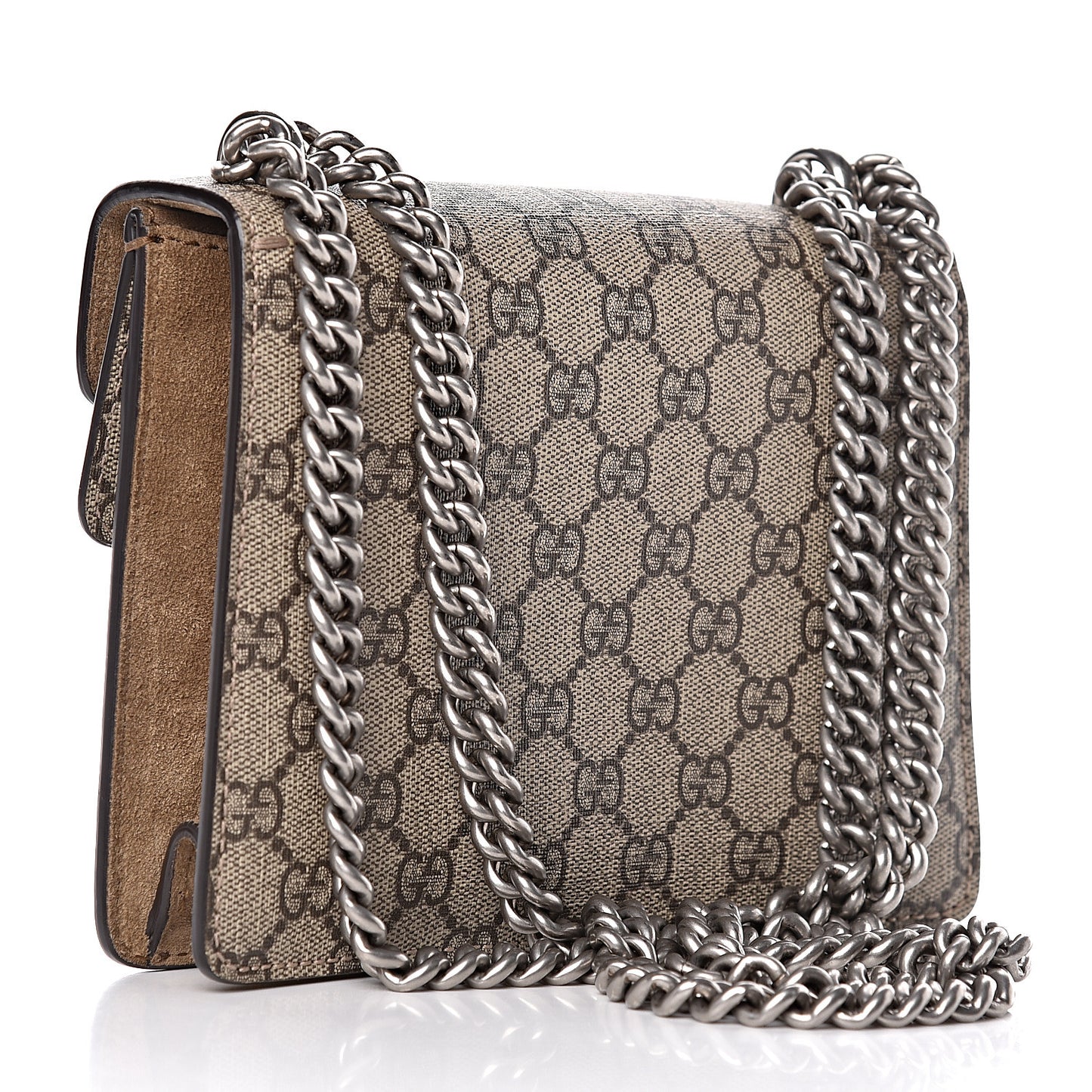 GG Supreme Monogram Mini Dionysus Shoulder Bag Taupe