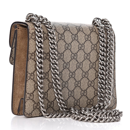 Gucci GG Supreme Monogram Mini Dionysus Shoulder Bag Taupe 3 of 10