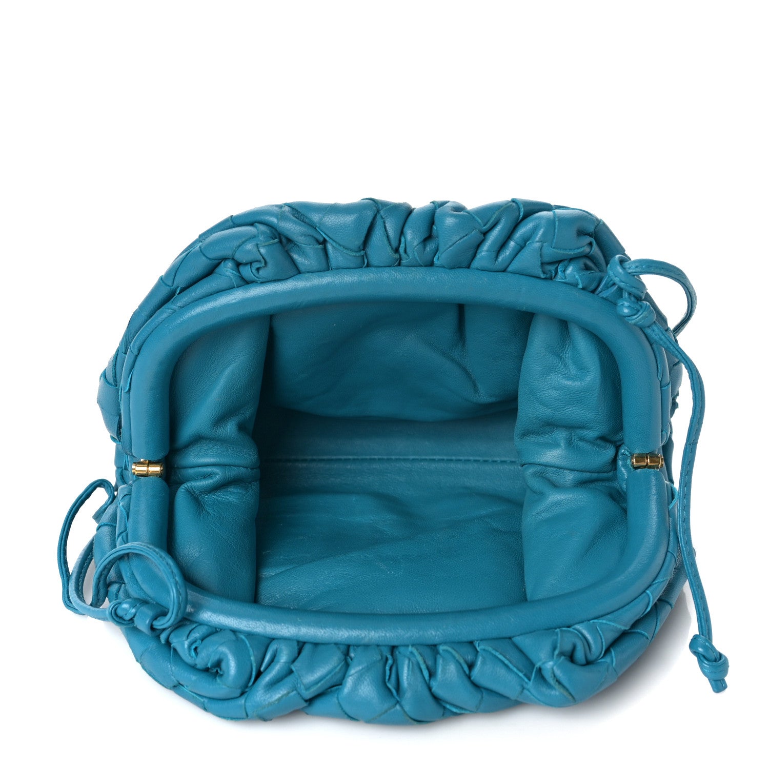 Bottega Veneta Nappa Intrecciato The Mini Pouch Swimming Pool 5 of 9