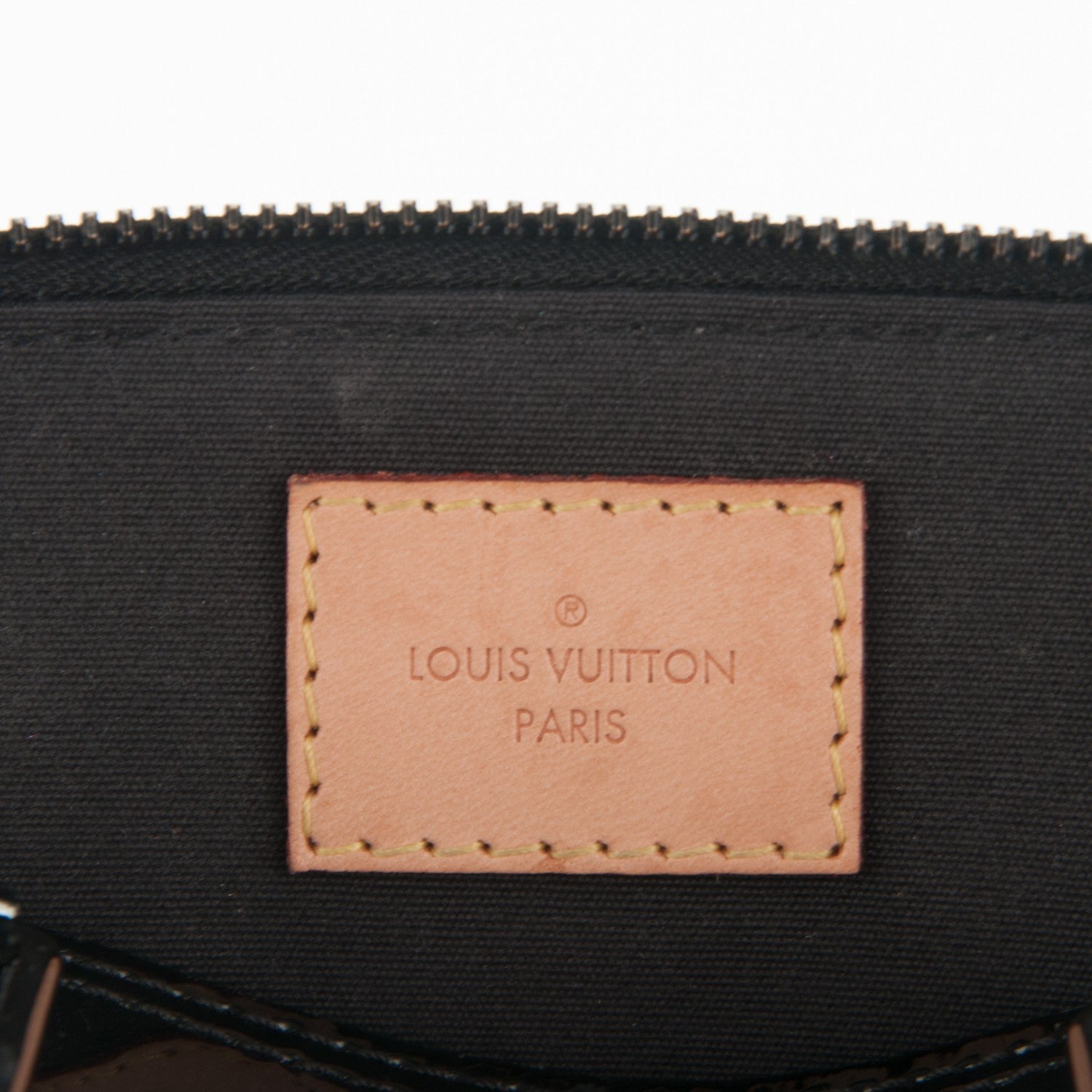 Louis Vuitton Vernis Alma BB Noir Magnetique 6 of 7