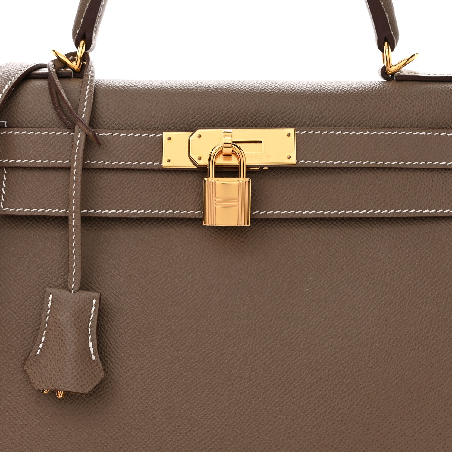 Hermes Epsom Kelly Sellier 28 Etoupe 8 of 11
