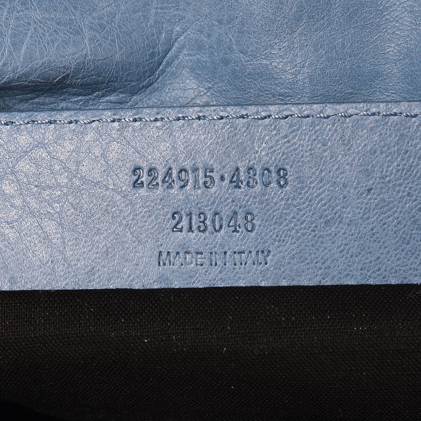 Agneau Classic Hardware Envelope Clutch Atlantique