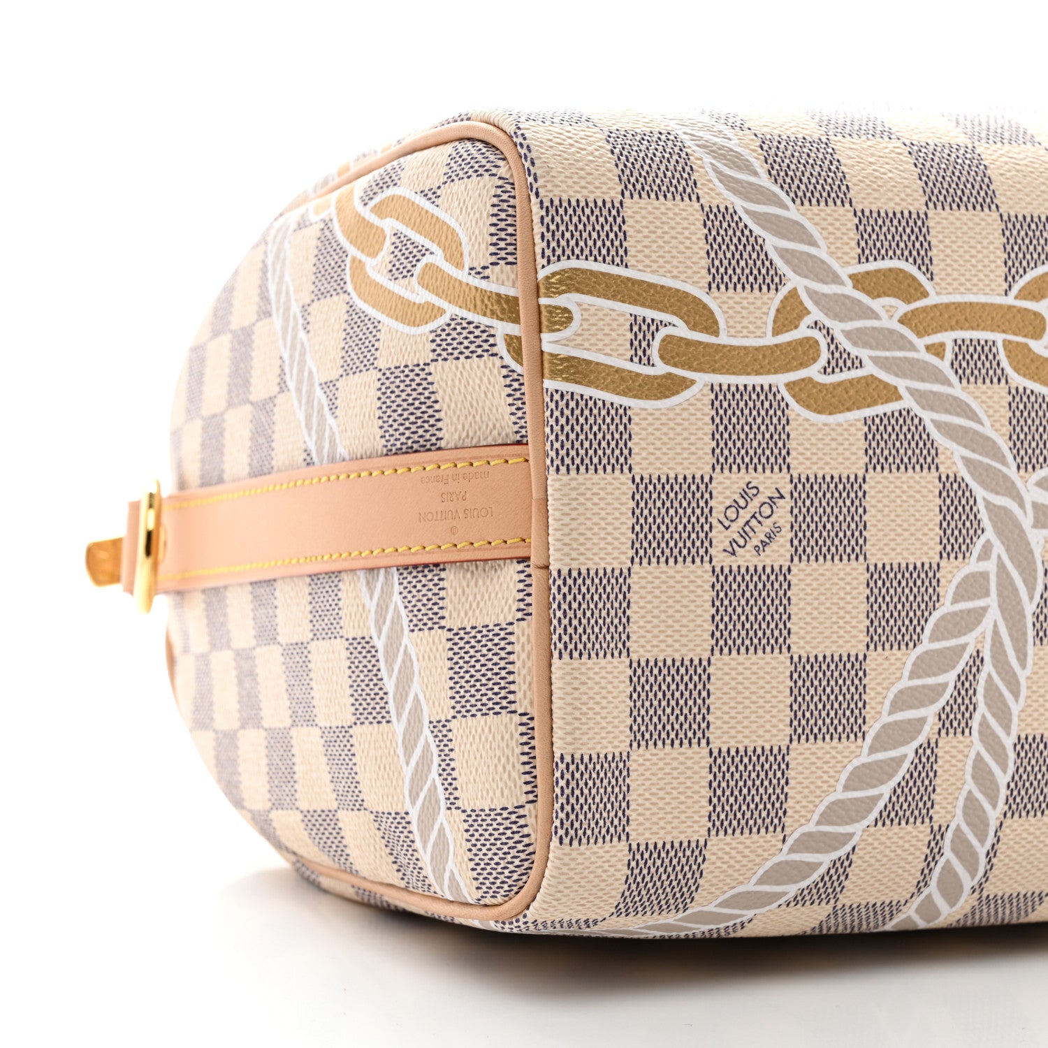 Louis Vuitton Damier Azur Nautical Speedy Bandouliere 25 10 of 11