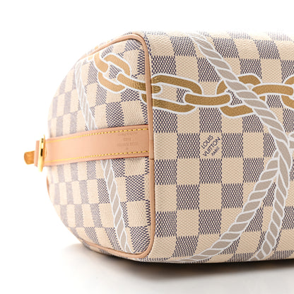 Louis Vuitton Damier Azur Nautical Speedy Bandouliere 25 10 of 11