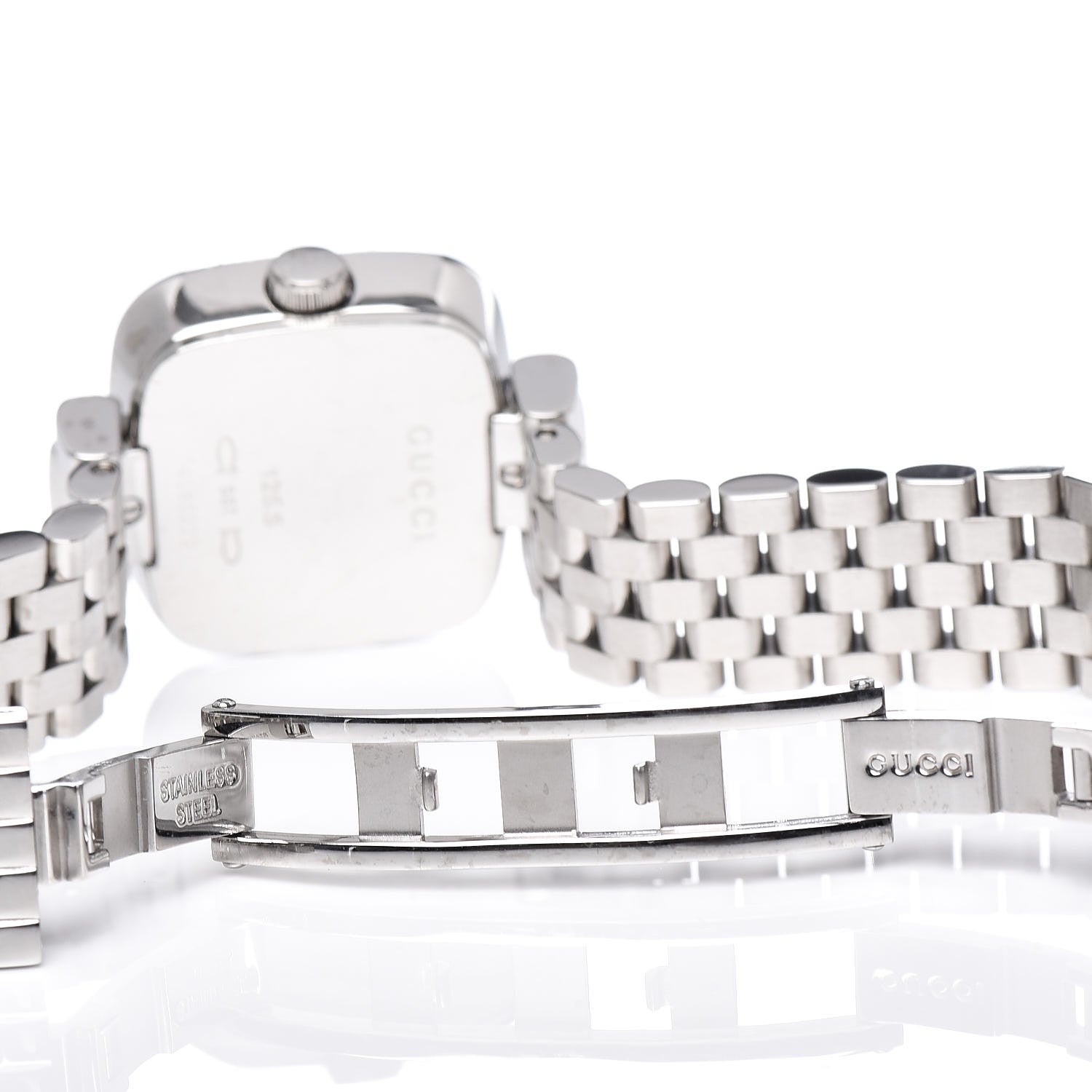 Gucci Stainless Steel 24mm G-Quartz Watch Brown 6 of 6