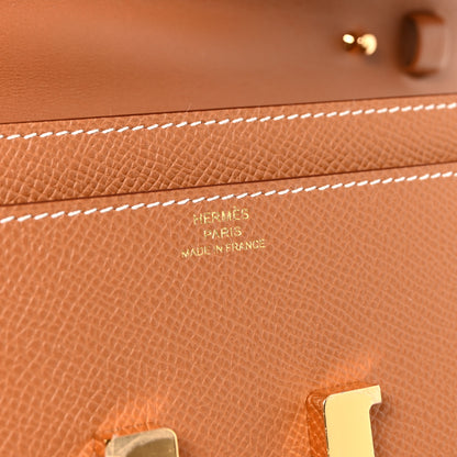 Hermes Epsom Constance Long Wallet To Go Gold 6 of 10