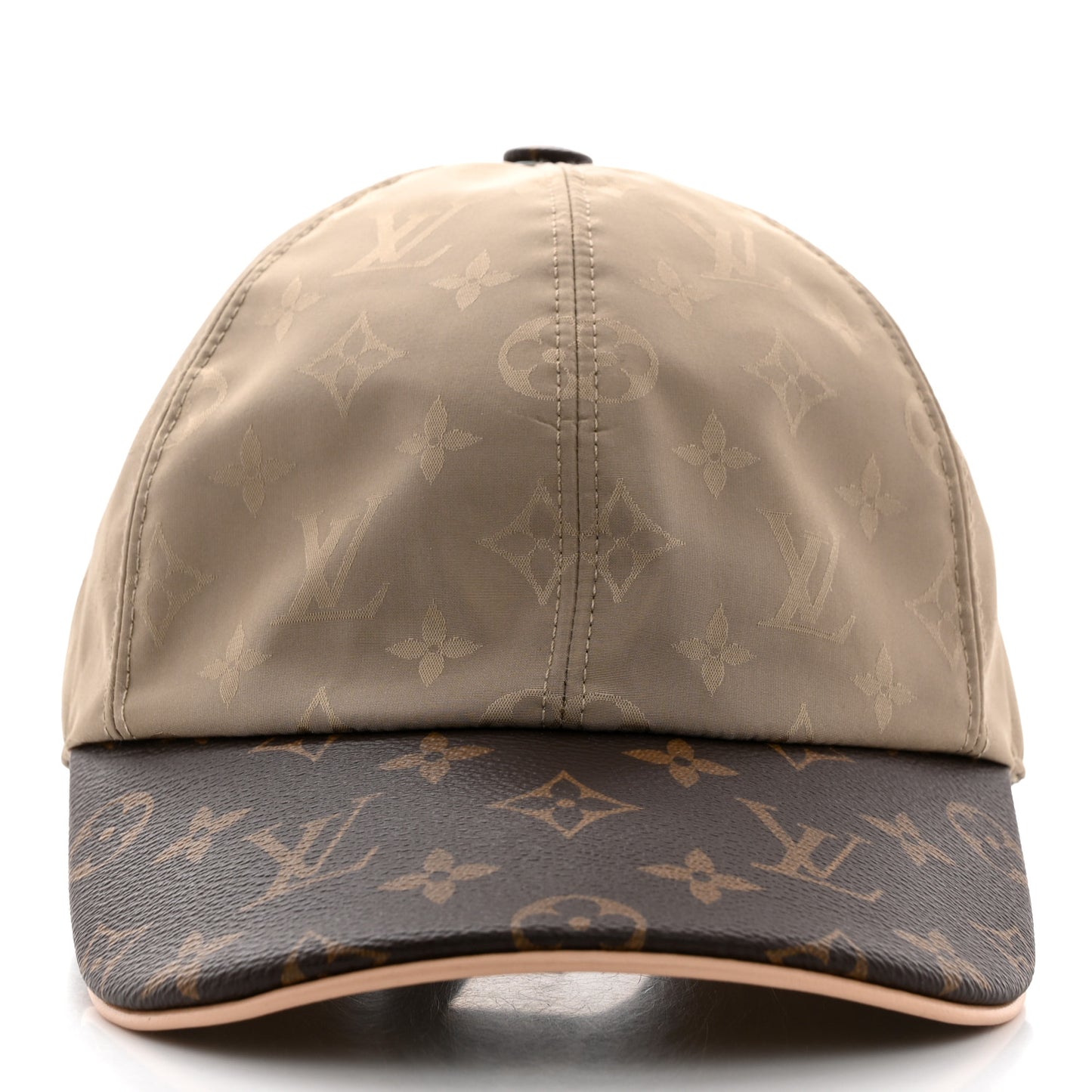 Monogram Polyester Silk LV Get Ready Cap M Beige