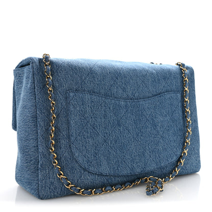 Chanel Denim Souplissimo Maxi Flap Blue 3 of 11