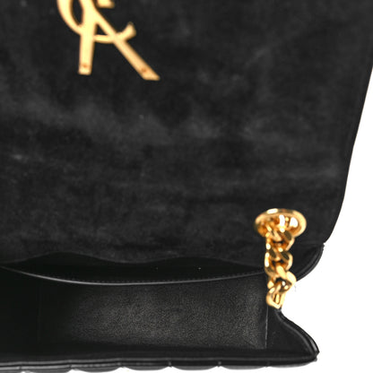 Saint Laurent Patent Calfskin Matelasse Monogram Medium Vicky Chain Bag Black 5 of 10