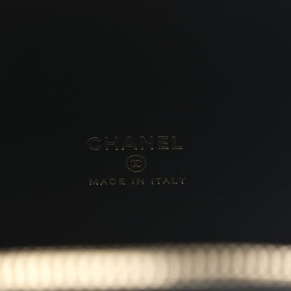 Chanel Grained Calfskin Quilted Top Handle Chain Clutch Black 6 of 10