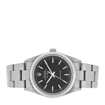 Rolex Stainless Steel 34mm Air-King Oyster Perpetual Precision Watch Black 14000 2 of 4