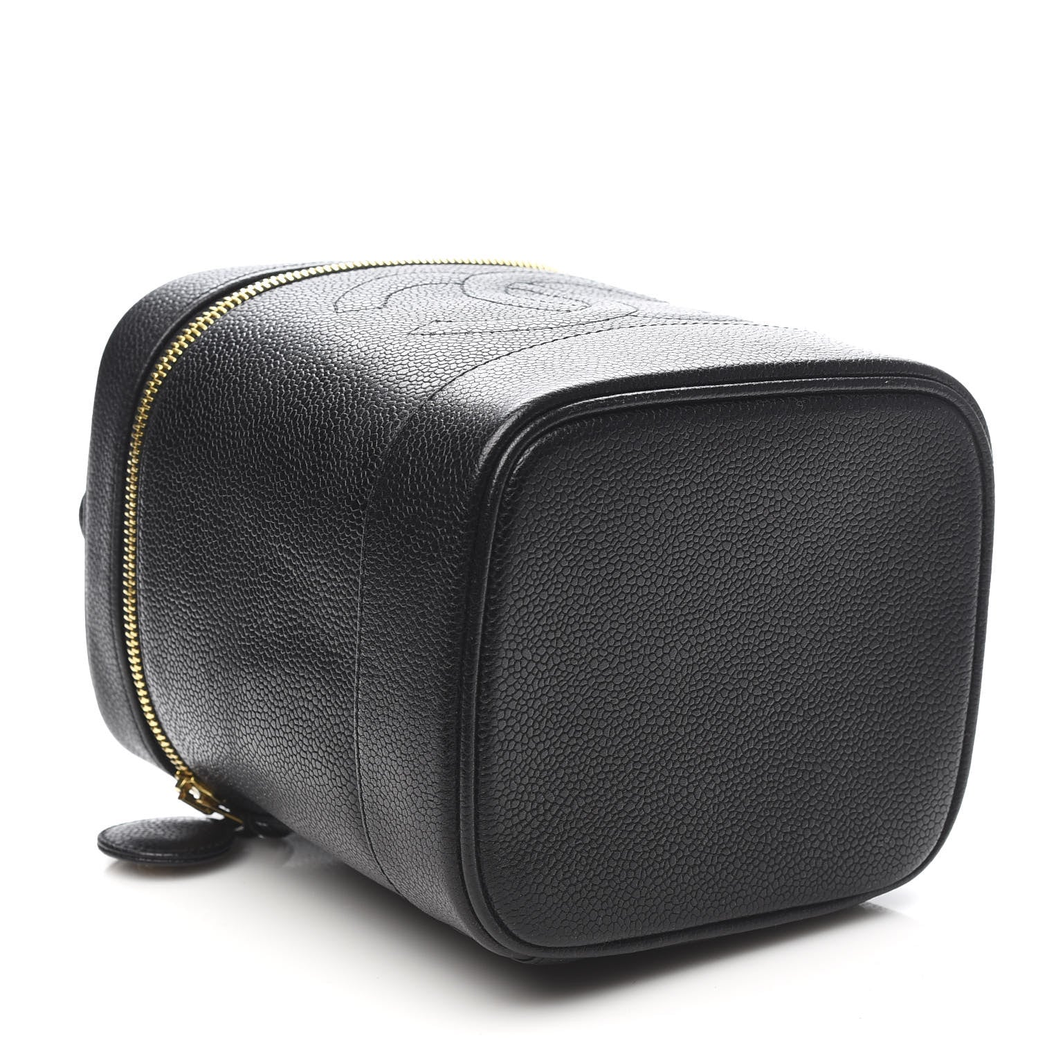 Chanel Caviar Vanity Cosmetic Case Black 4 of 11