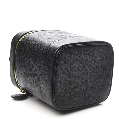 Chanel Caviar Vanity Cosmetic Case Black 4 of 11