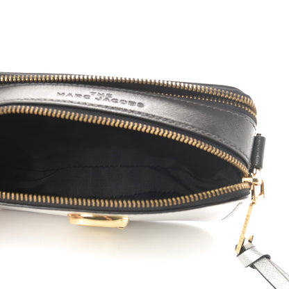Marc Jacobs Saffiano Small Snapshot Camera Bag Silver Multicolor 5 of 11