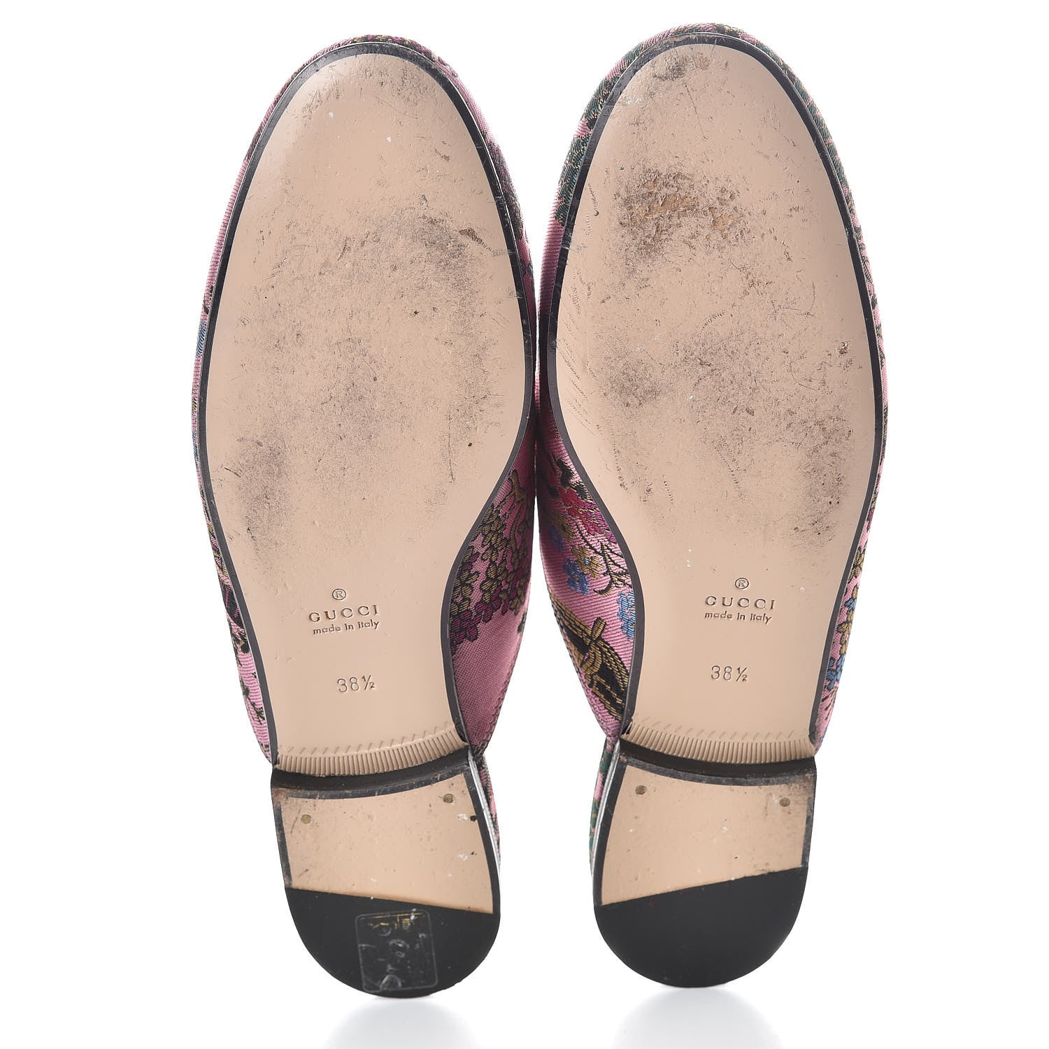 Gucci X DISNEY Jacquard Japanese Donald Duck Womens Princetown Slippers 38.5 Pink Black 8 of 8