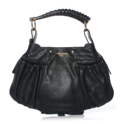 Saint Laurent Chevre Mala Mala Horn Bag Black 1 of 8