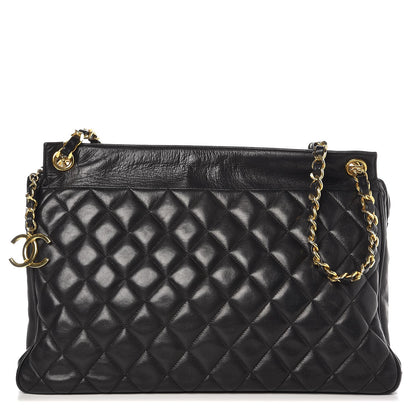 Chanel Lambskin Quilted Shoulder Bag Black 1 of 11
