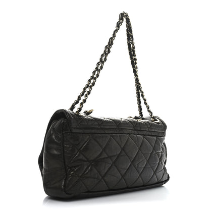 Chanel Aged Calfskin Quilted Medium Pondichery Flap Brown 3 of 10