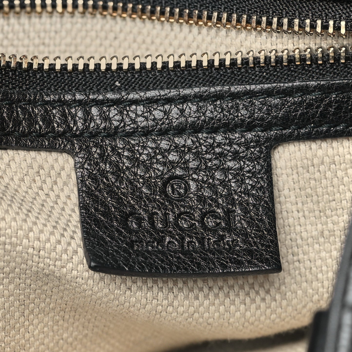 Pebbled Calfskin Small Soho Shoulder Bag Black