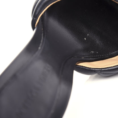 Bottega Veneta Nappa Matelasse Padded Mule Sandals 39.5 Black 10 of 11