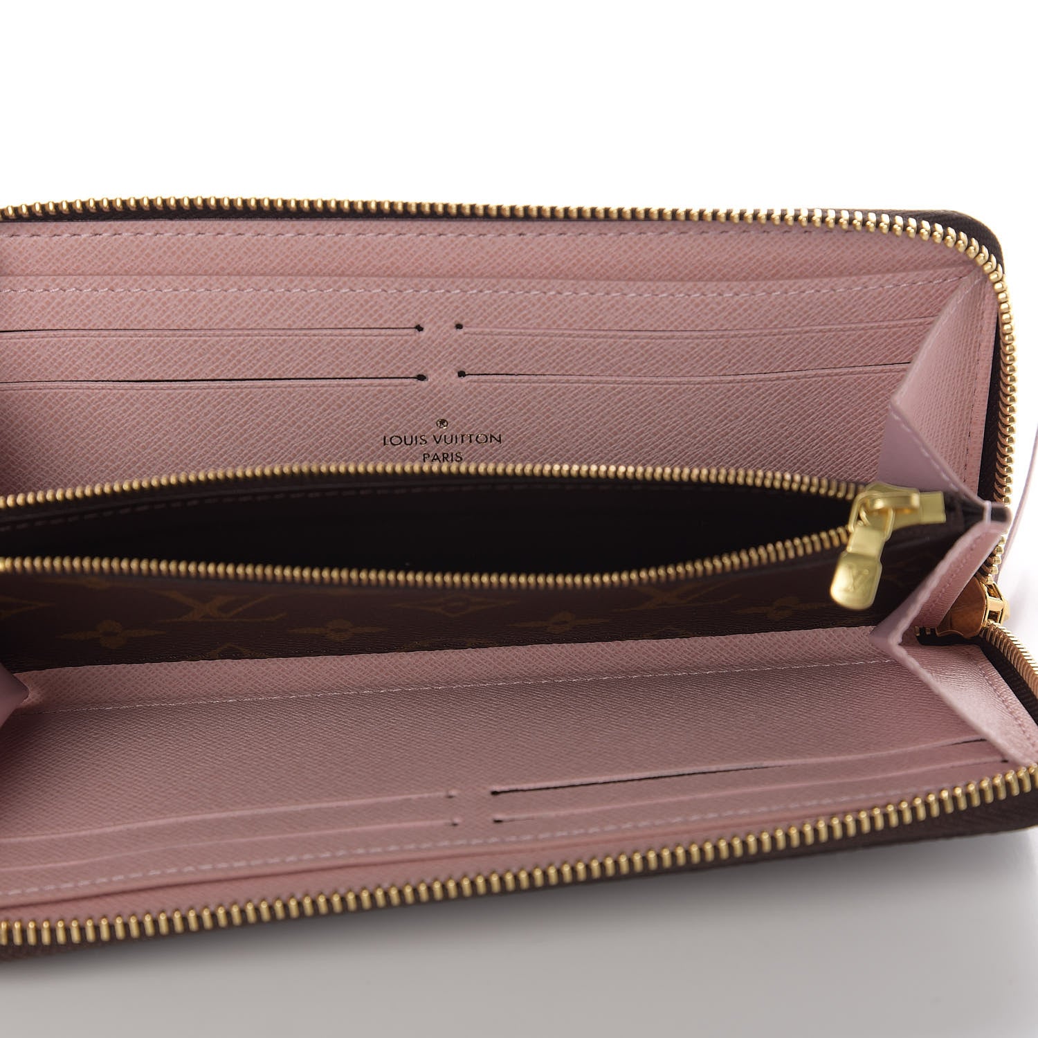 Louis Vuitton Monogram Clemence Wallet Rose Ballerine 5 of 10