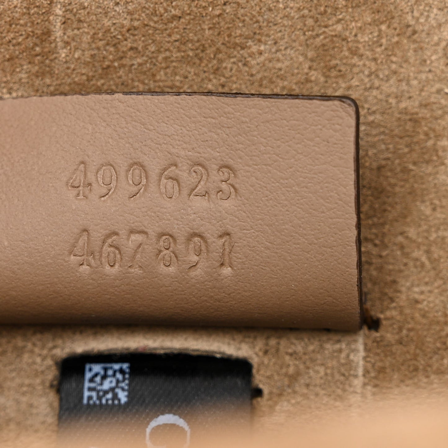 GG Supreme Monogram Suede Crystal Small Dionysus Shoulder Bag Beige Ebony Taupe