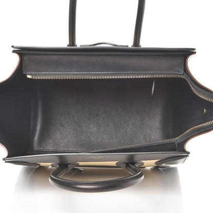 Celine Satin Calfskin Mini Tri-Color Luggage Seashell 5 of 14