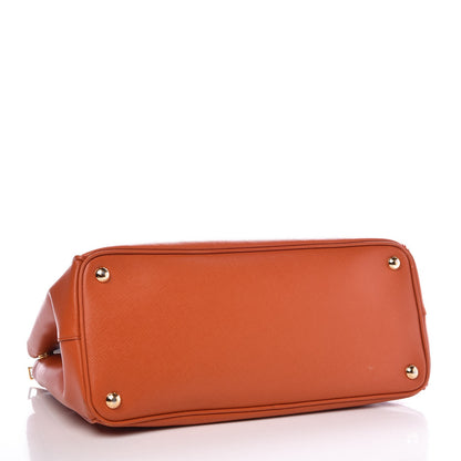 Prada Saffiano Medium Galleria Double Zip Tote Papaya 4 of 14