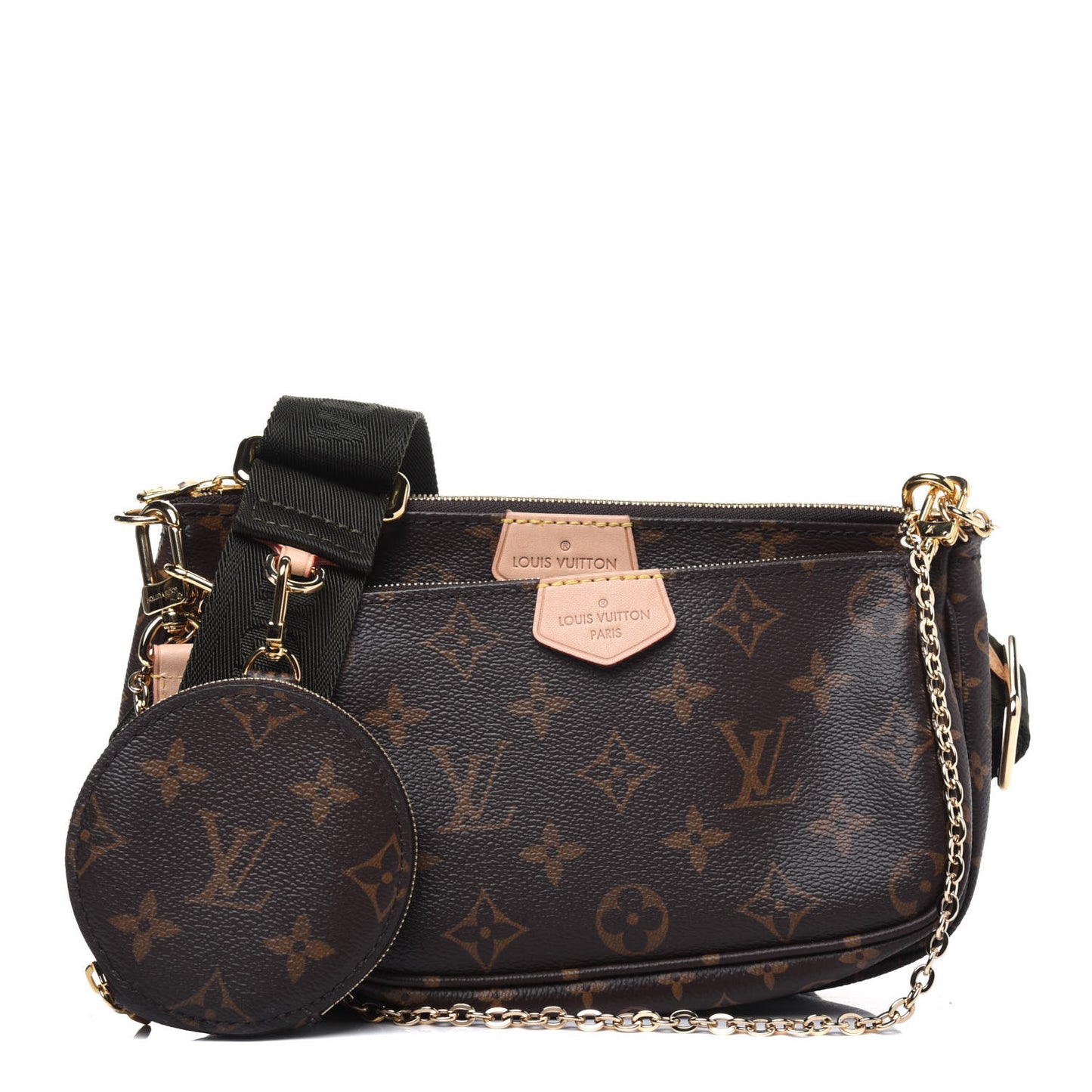 Monogram Multi Pochette Accessories Kaki