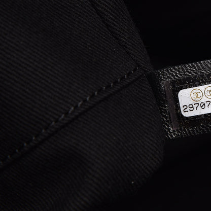 Chanel Canvas Beaded Medium Deauville Tote Black 7 of 10