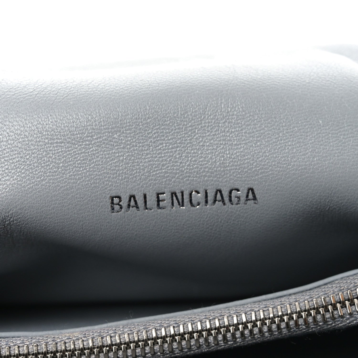 Balenciaga Crushed Calfskin Quilted Small Crush Chain Bag Silver 6 of 9