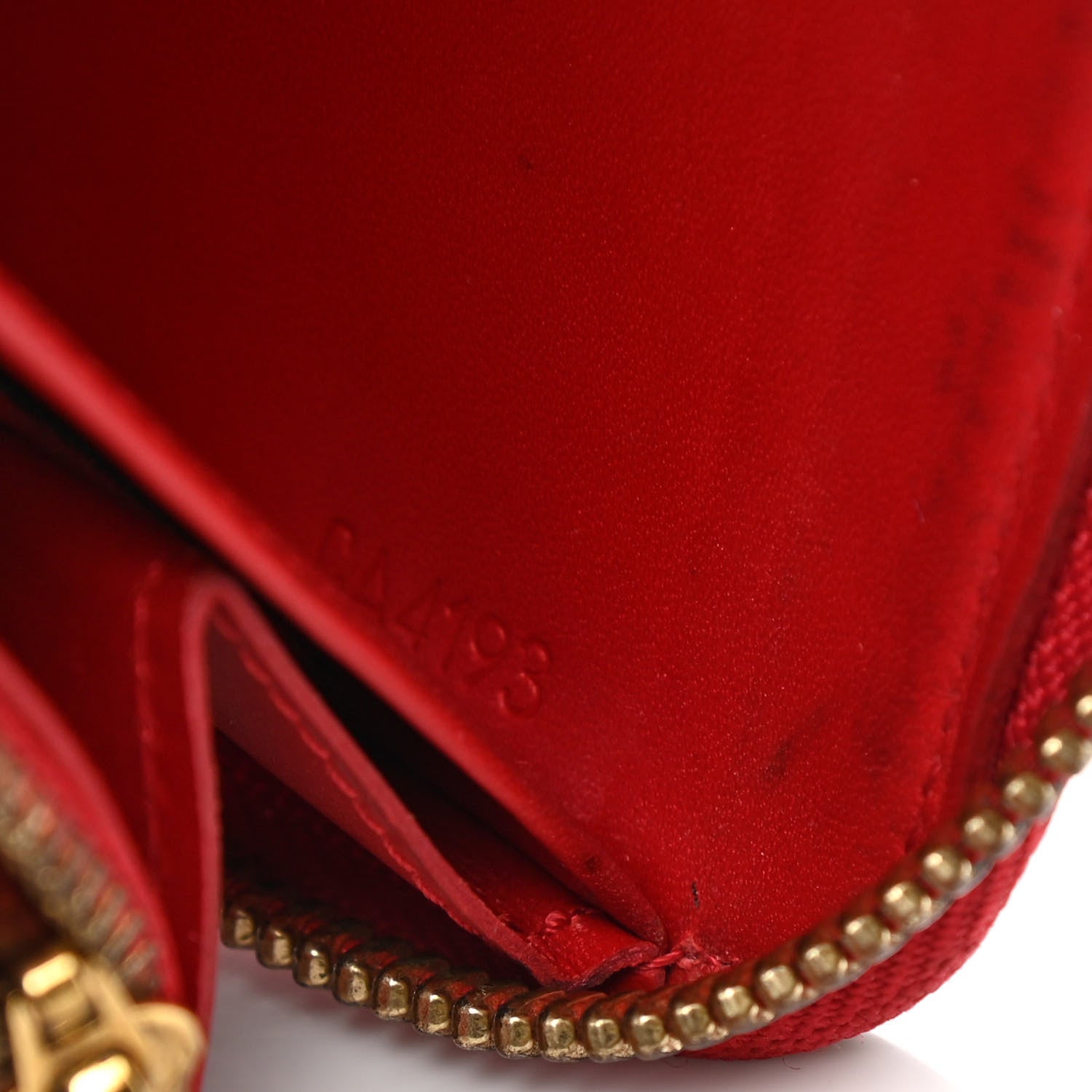 Louis Vuitton Patent Sweet Monogram Zippy Wallet Pomme D'Amour 6 of 14