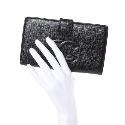 Chanel Caviar Timeless CC French Wallet Black 2 of 12