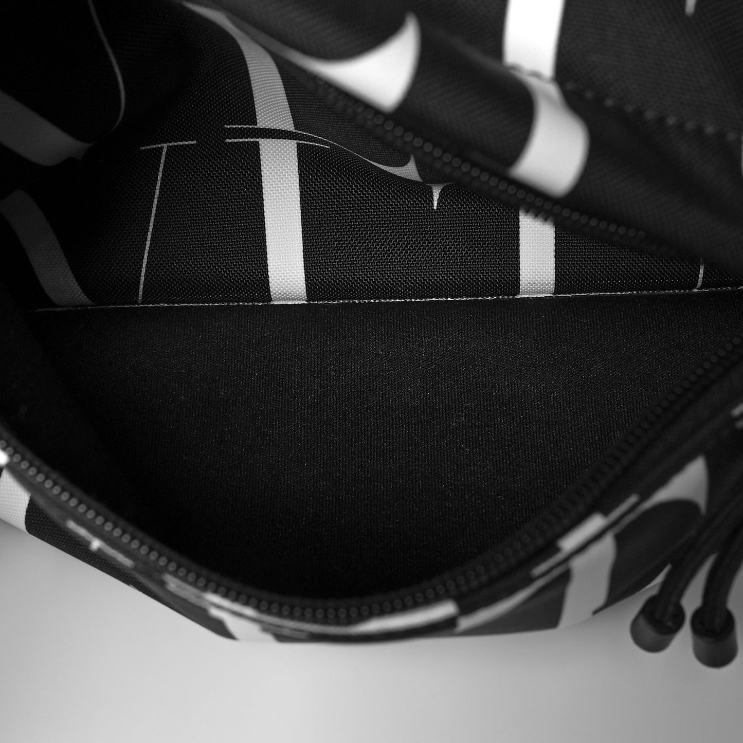 Nylon VLTN Times Backpack Black White