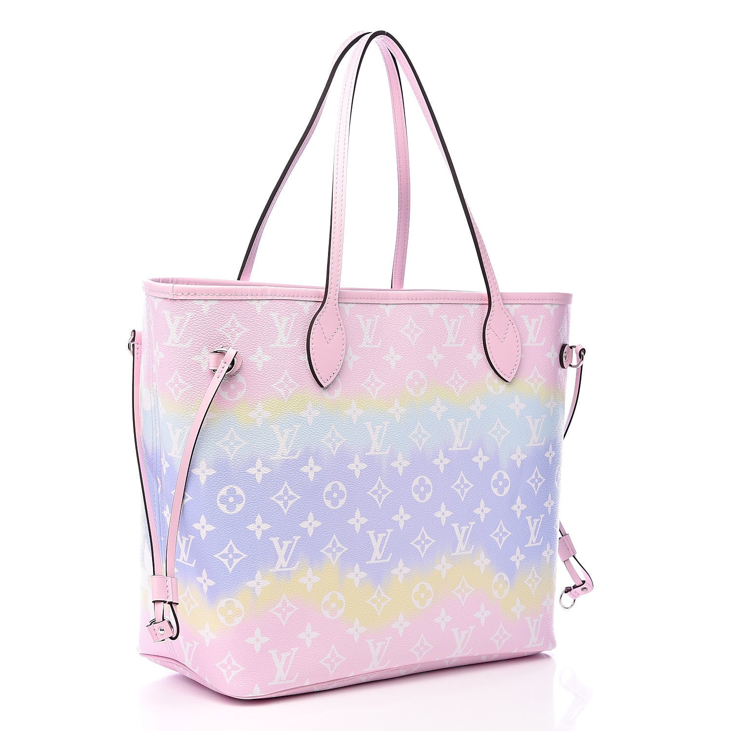 Louis Vuitton Monogram Escale Neverfull MM Pastel 3 of 12