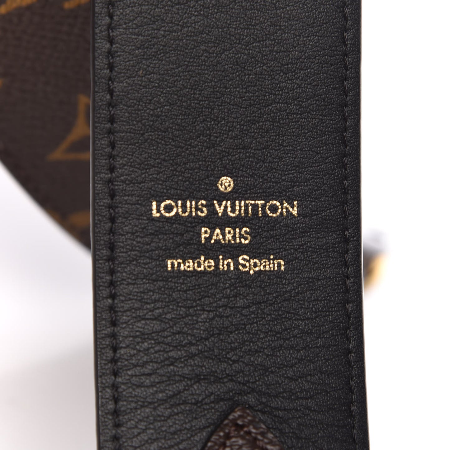 Monogram Bandouliere Shoulder Strap Black